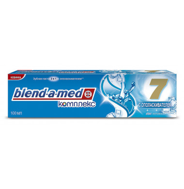 Blend-a-med Комплекс 7 2 в 1 с Ополаскивателем Экстрасвежесть Зубная Паста 100 мл