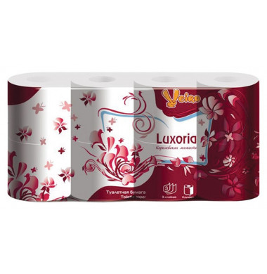 Veiro Luxoria Королевская Мягкость 3-слойная Туалетная Бумага 8 шт 