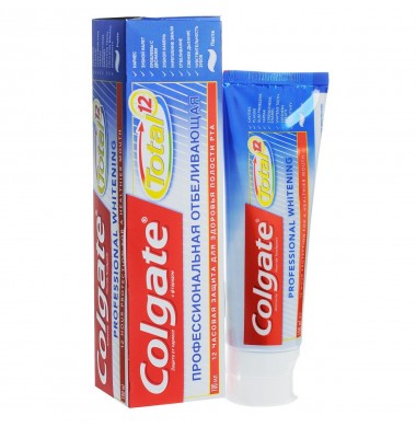 Colgate Total 12 Профессиональная Отбеливающая Зубная Паста 100 мл