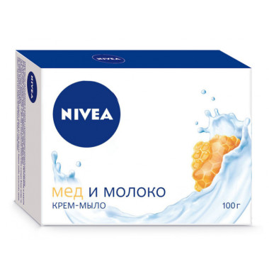 Nivea Мед и Молоко Крем - Мыло 100 г