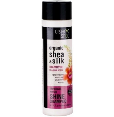 Organic Shop Гладкий блеск Шелковый Нектар Шампунь 280 мл