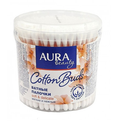 Aura Beauty Ватные Палочки 200 шт