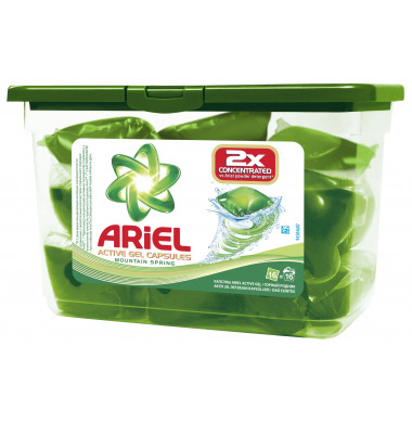 Ariel Active Gel Capsules Горный Родник Капсулы Гелевые 16 шт 