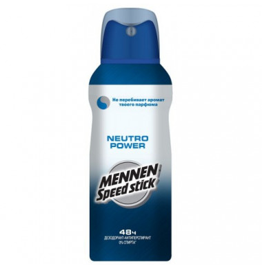 Mennen Speed Stick Neutro Power Аэрозоль 150 мл 
