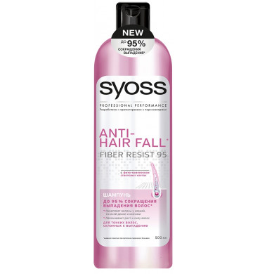 Syoss Anti-Hair Fiber Resist 95 Шампунь 500 мл