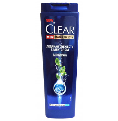 Clear Men Ледяная Свежесть с Ментолом Шампунь 400 мл