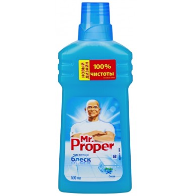 Mr. Proper Океан Чистота и Блеск Жидкость Моющая 500 мл