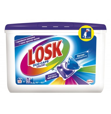 Losk Duo-Caps Color Капсулы Гелевые 15 шт