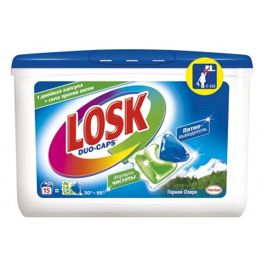 Losk Duo-Caps Горное Озеро Капсулы Гелевые 15 шт