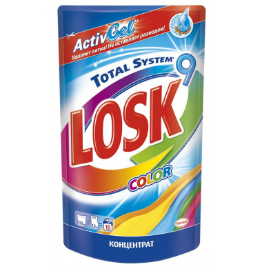 Losk Total System 9 Color Актив Гель Сменный Блок 730 мл