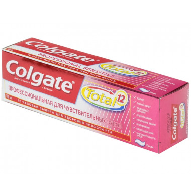 Colgate Total 12 Профессиональная для Чувствительных Зубов Зубная Паста 100 мл