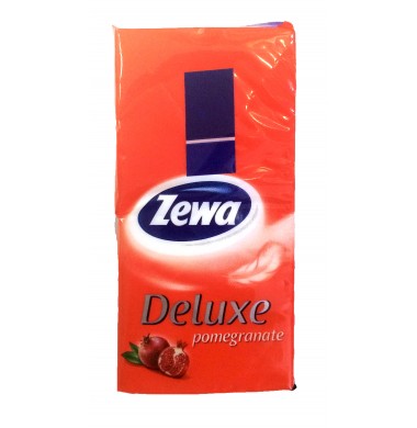 Zewa Deluxe Гранат 3-слойные Бумажные Платочки 10 шт