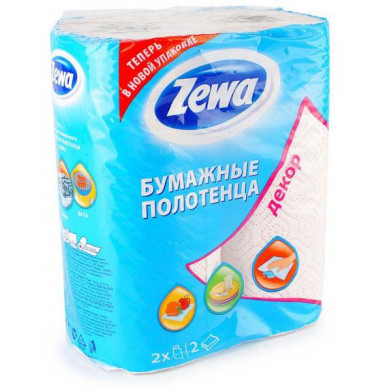 Zewa Декор 2-слойные Бумажные Полотенца 2 шт