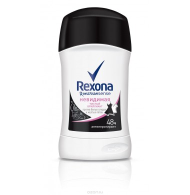 Rexona Motionsense Невидимая  Чистый Бриллиант Антиперспирант Стик 40 мл