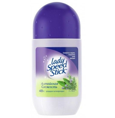 Lady Speed Stick Алтайская Свежесть Антиперспирант Ролик 50 мл