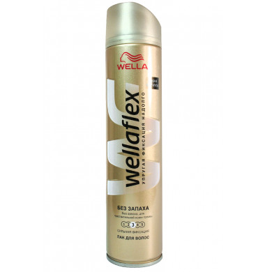 WellaFlex Без Запаха Сильная Фиксация Лак 250 мл