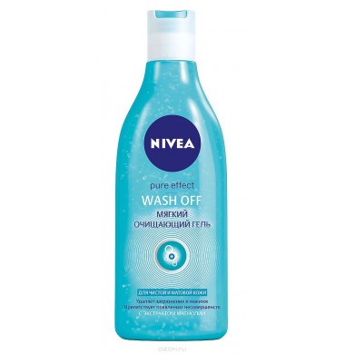 Nivea Wash Off Мягкий Очищающий Гель 200 мл