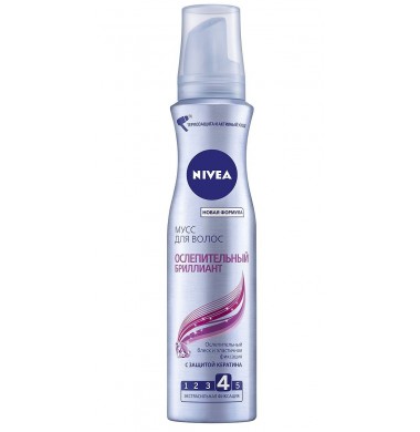 Nivea Ослепительный Бриллиант Экстрасильная Фиксация Мусс 150 мл