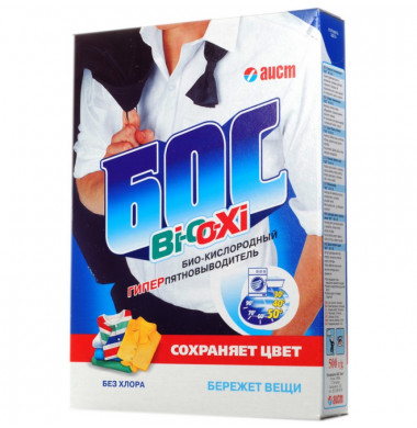 БОС BI-O O-XI Био-кислородный ГИПЕР Пятновыводитель 500 г