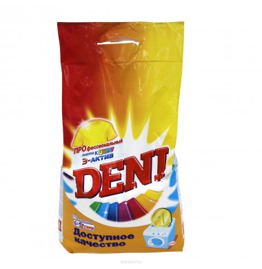 Deni 3-Актив Стойкий цвет Порошок Автомат 3 кг 