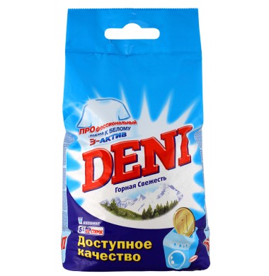Deni 3-Актив Горная свежесть Порошок Автомат 6 кг 