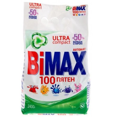 Bimax 100 Пятен Двойной Эффект Порошок Автомат 2.4 кг 