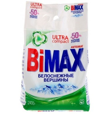 Bimax Белоснежные вершины Порошок Автомат 2,4 кг 