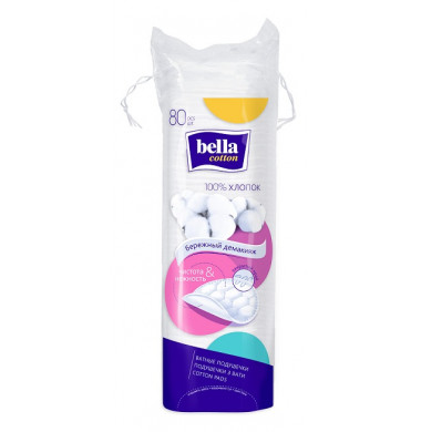 Bella Cotton Ватные Подушечки 80 шт