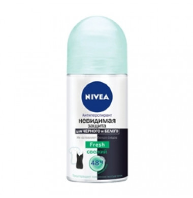 Nivea Fresh Невидимая Защита  Для Черного И Белого Антиперспирант Ролик 50 мл 