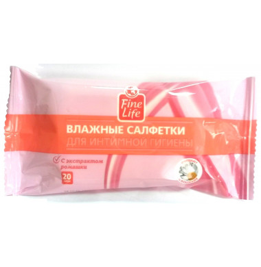 Fine Life Влажные Салфетки для интимной гигиены 15 шт
