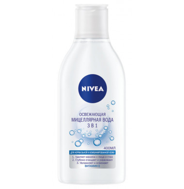 Nivea Освежающая 3 в 1 Мицеллярная Вода 400 мл