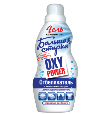 Большая Стирка Oxy Power Отбеливатель С Активным Кислородом Гель 1000 мл