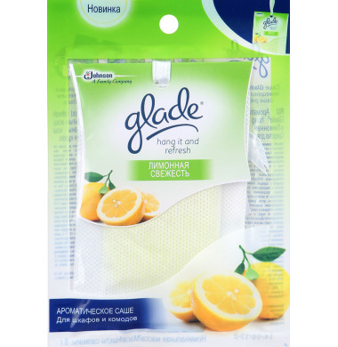Glade Лимонная Свежесть Ароматическое Саше для шкафов и комодов